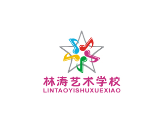 許明慧的林濤藝術(shù)學校logo設(shè)計