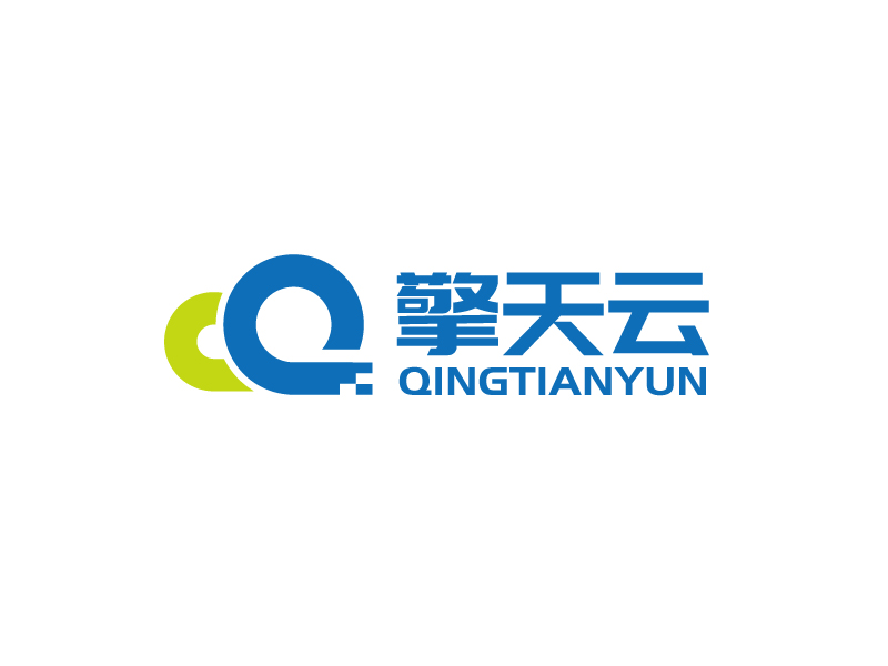 張俊的擎天云qingtianyunlogo設(shè)計