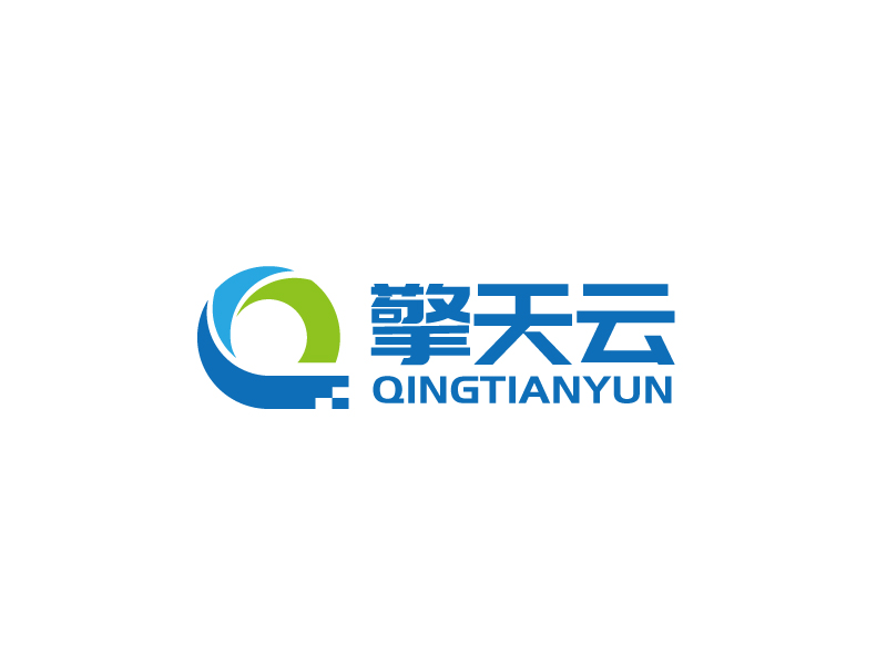 張俊的擎天云qingtianyunlogo設(shè)計