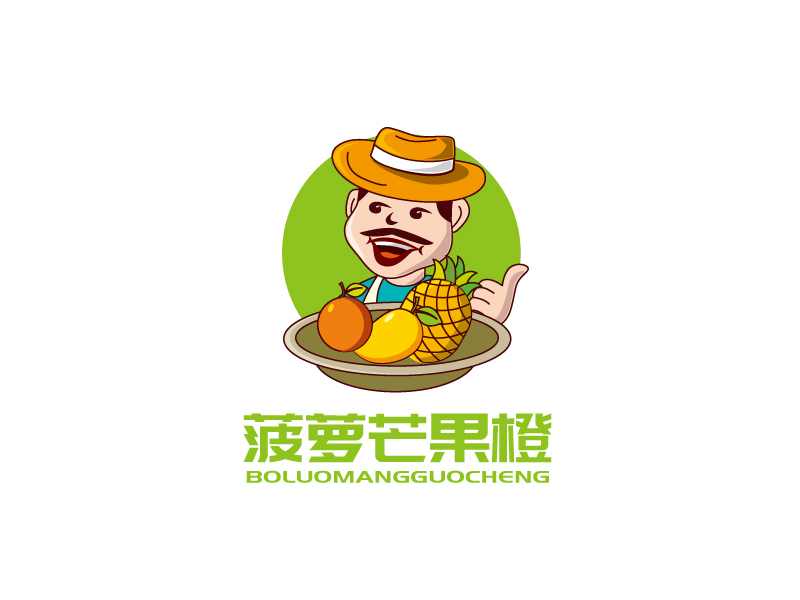 張俊的菠蘿芒果橙logo設(shè)計(jì)
