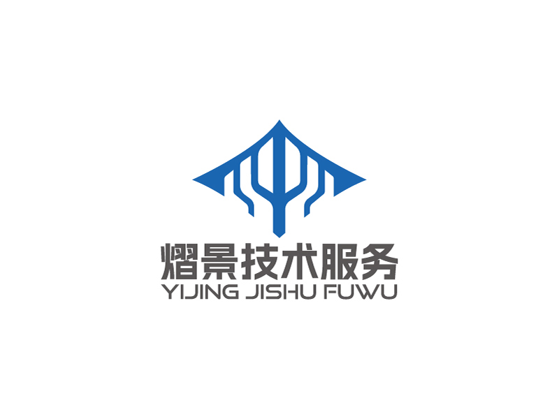 楊忠的熠景，熠景技術(shù)服務logo設計