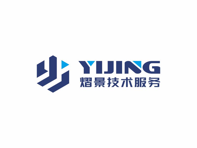 何嘉健的熠景，熠景技術(shù)服務logo設計